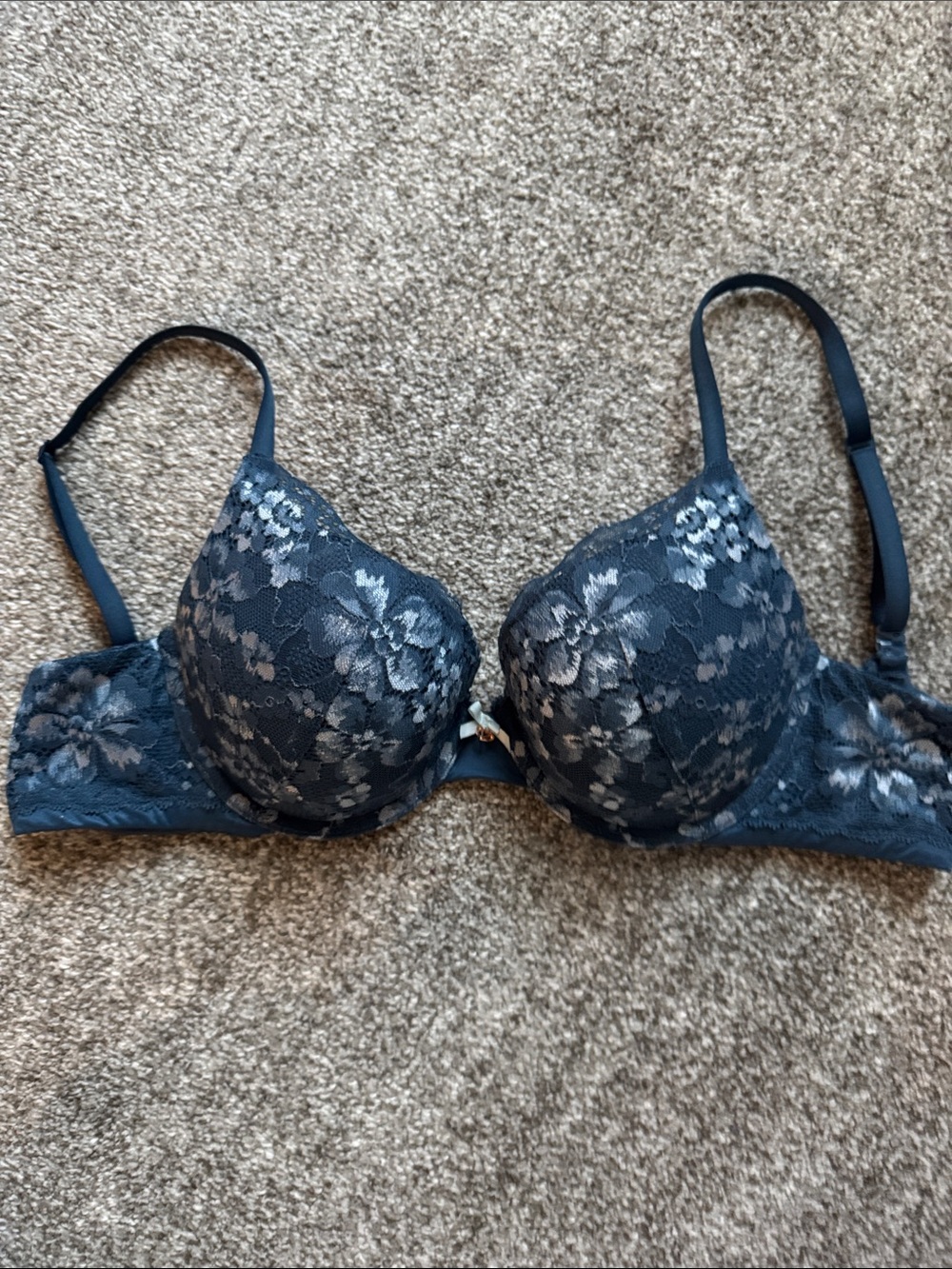 Victoria’s Secret Lace Bra - Slate Blue